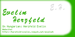 evelin herzfeld business card